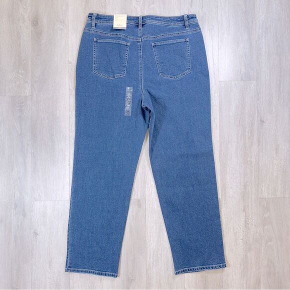 Mid Rise Straight Leg Jeans 16P - Picture 3 of 4
